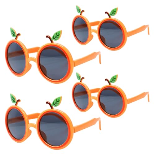 Lustige Sonnenbrille, 4pcs Orange Form Party Sonnenbrille für Erwachsene Kinder, Plastik Hawaiianische Brille für Foto -Stütze Sommer Beach Party Dekor Dekor Lustige Sonnenbrille, 4pcs Orange Form Party Sonnenbrille für Erwachsene Kinder, Plastik Hawaiianische Brille für Foto -Stütze Sommer Beach Party Dekor Dekor von Porgeel