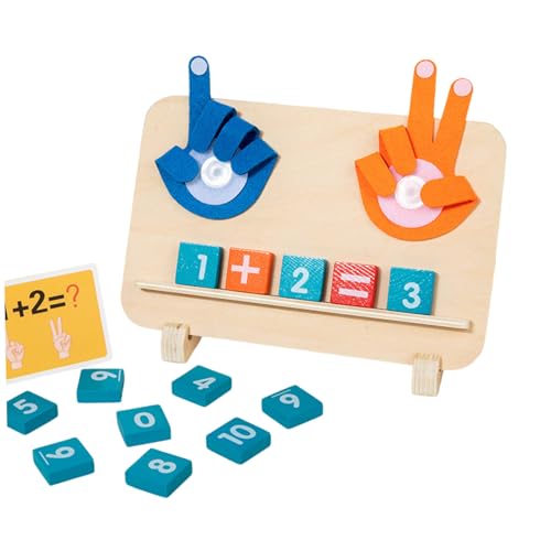 Nummernblöcke Spielzeug für Kinder, Holzzahlenblöcke Spielzeug mit Stoff Palmen, Flitzkarten und mehr praktische praktische Mathematikspiele für Kinder 5-7 Montessori Toy Nummernblöcke Spielzeug für Kinder, Holzzahlenblöcke Spielzeug mit Stoff Palmen, Flitzkarten und mehr praktische praktische Mathematikspiele für Kinder 5-7 Montessori Toy von Porgeel