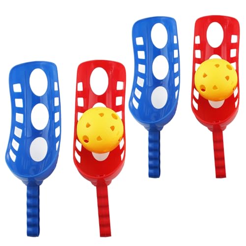 Porgeel 2 Set Scoop Ball Yard Parent-Kind-Schaufel-Ballspiel umfasst 4 Scoops und 2 Bälle im Freien im Outdoor-Impress-resistenten Strandpicknick-Familienspiele für Kinder, Erwachsene Porgeel 2 Set Scoop Ball Yard Parent-Kind-Schaufel-Ballspiel umfasst 4 Scoops und 2 Bälle im Freien im Outdoor-Impress-resistenten Strandpicknick-Familienspiele für Kinder, Erwachsene von Porgeel