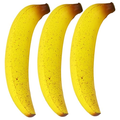 Porgeel 3pcs Squish Toys, 3, 1 x 1, 6 Zoll Bananenform Squeeze -Spielzeug, weicher elastischer Stressball, Stressabbau Zappelspielzeug für Kinder Erwachsene Geschenke Porgeel 3pcs Squish Toys, 3, 1 x 1, 6 Zoll Bananenform Squeeze -Spielzeug, weicher elastischer Stressball, Stressabbau Zappelspielzeug für Kinder Erwachsene Geschenke von Porgeel