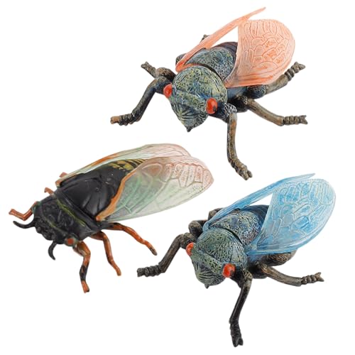 Porgeel 3pcs realistische Tierfiguren Cicada Model Lernen Bildungspädagogik -Wissenschaftsprojekt Kuchen -Topper für Kinder Kleinkinder Porgeel 3pcs realistische Tierfiguren Cicada Model Lernen Bildungspädagogik -Wissenschaftsprojekt Kuchen -Topper für Kinder Kleinkinder von Porgeel
