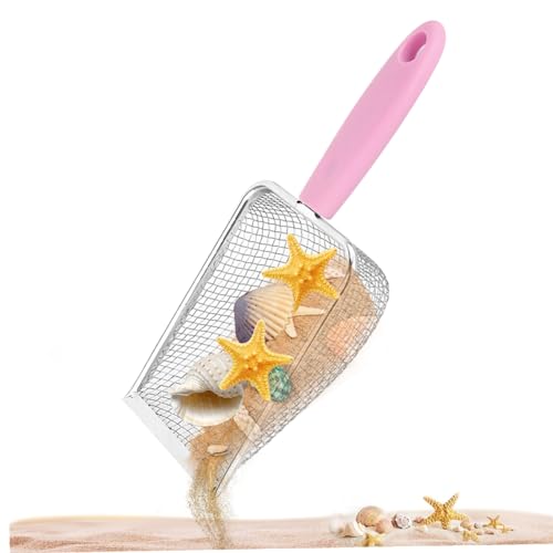 Porgeel Beach Mesh Shovel 1/8 '' Mesh Sand Sifter für den Strand Edelstahl Müll Schaufel Schaufel für Kinder Spielzeug leicht zu reinigen Reptilien -Terrarium -Sandabfälle, Schaufel, Schaufel Porgeel Beach Mesh Shovel 1/8 '' Mesh Sand Sifter für den Strand Edelstahl Müll Schaufel Schaufel für Kinder Spielzeug leicht zu reinigen Reptilien -Terrarium -Sandabfälle, Schaufel, Schaufel von Porgeel