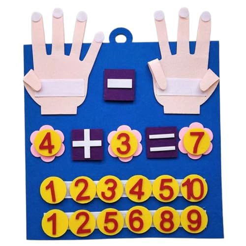 Porgeel Filzfinger Zahlen Mathematikspielzeug für Kinder süßer Spaß frühes Bildungsspielzeug mit hängenden Schleifen DIY lebendige Lernspielzeug Vorschule Lernaktivitäten Porgeel Filzfinger Zahlen Mathematikspielzeug für Kinder süßer Spaß frühes Bildungsspielzeug mit hängenden Schleifen DIY lebendige Lernspielzeug Vorschule Lernaktivitäten von Porgeel