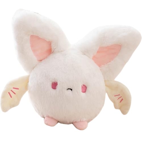 Porgeel Fledermausplüsch 8 -Zoll -Baumwoll -Stofffledermaus süße Halloween Plüsch mit großen Ohren und kleinen Flügel -Dekorationsspielen für Halloween, Party, Zuhause, Bett, Sofa, Weiß Porgeel Fledermausplüsch 8 -Zoll -Baumwoll -Stofffledermaus süße Halloween Plüsch mit großen Ohren und kleinen Flügel -Dekorationsspielen für Halloween, Party, Zuhause, Bett, Sofa, Weiß von Porgeel