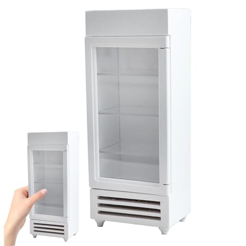Porgeel Miniaturpuppenhauszubehör, realistische Kunsthölzernkühlschrankpuppenhauszubehör, Exquisite Miniaturspielzeug für DIY Kitchen Wohnzimmer Wohnzimmer Dekoration Porgeel Miniaturpuppenhauszubehör, realistische Kunsthölzernkühlschrankpuppenhauszubehör, Exquisite Miniaturspielzeug für DIY Kitchen Wohnzimmer Wohnzimmer Dekoration von Porgeel