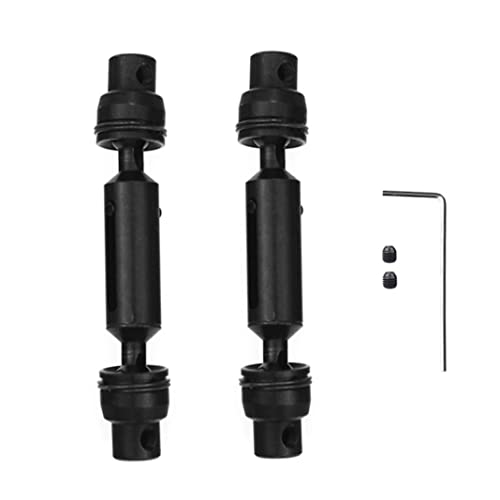 Porgeel RC -Autoantriebswelle Metallantriebsverbindungswellenzubehör kompatibel mit WPL D12 C14 C24 Schwarz Porgeel RC -Autoantriebswelle Metallantriebsverbindungswellenzubehör kompatibel mit WPL D12 C14 C24 Schwarz von Porgeel