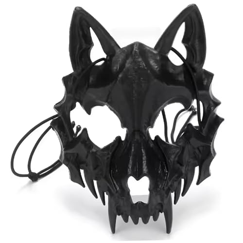 Porgeel Wolf Maske Scary Animal Face Mask Realistic Cosplay Animal Skull Masken für Dress Up Party Halloween Cosplay Porgeel Wolf Maske Scary Animal Face Mask Realistic Cosplay Animal Skull Masken für Dress Up Party Halloween Cosplay von Porgeel