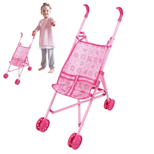 Puppen -Cartoon -Kinderwagen -Babymuster -Pluttable -Pflaumenpflaumenpflaum Puppen -Cartoon -Kinderwagen -Babymuster -Pluttable -Pflaumenpflaumenpflaum von Porgeel