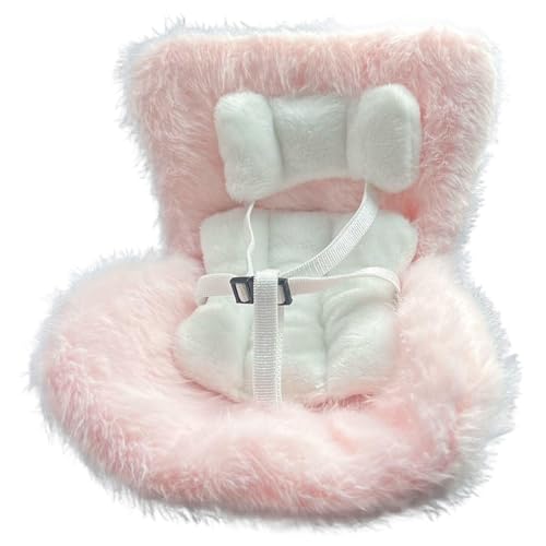 Puppenautositz für 7 Zoll Puppen, weich war warmes Plüsch niedliche Sicherheit Babypuppen Autositz Funktionales Ornament für AIR Vent Clip Desktop Display Puppenautositz für 7 Zoll Puppen, weich war warmes Plüsch niedliche Sicherheit Babypuppen Autositz Funktionales Ornament für AIR Vent Clip Desktop Display von Porgeel