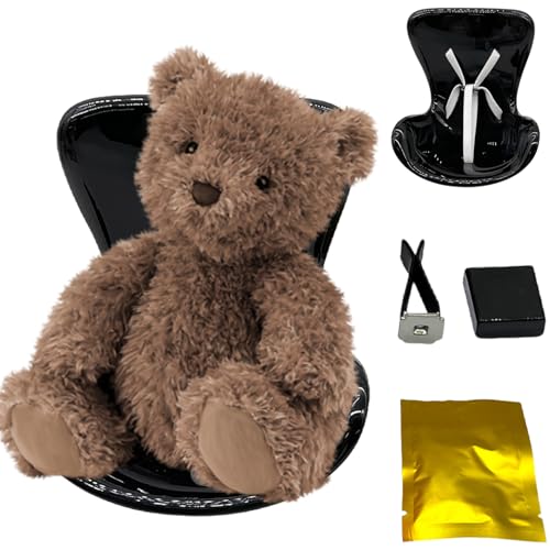 Spielzeugautositz, modische niedliche kleine Puppenschutzstuhl -Stuhl -Car Ornament für Display 7 Zoll Puppe und Dekoration, schwarz Spielzeugautositz, modische niedliche kleine Puppenschutzstuhl -Stuhl -Car Ornament für Display 7 Zoll Puppe und Dekoration, schwarz von Porgeel