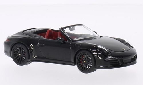 Porsche 911 (991) Carrera 4 GTS Cabrio, schwarz/schwarz, 2014, Modellauto, Fertigmodell, Schuco 1:43 von Porsche