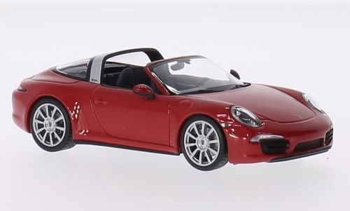 Porsche 911 (991) Targa, rot, 2013, Modellauto, Fertigmodell, Minichamps 1:43 von Porsche