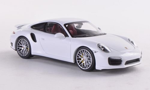 Porsche 911 Turbo S (991), weiss , 2012, Modellauto, Fertigmodell, Minichamps 1:43 von Porsche