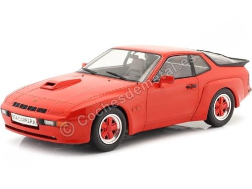 Porsche 924 Carrera GT mit roten Felgen rot, 1981, 1:18 von McG