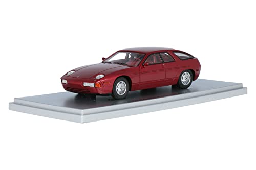 Porsche 928 Custom Factory , metallic-dunkelrot, 1986, Modellauto, Fertigmodell, Kess 1:43 von Porsche