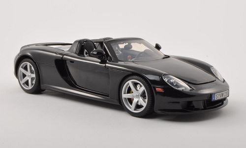 Porsche Carrera GT, schwarz , 2004, Modellauto, Fertigmodell, Motormax 1:18 von Porsche