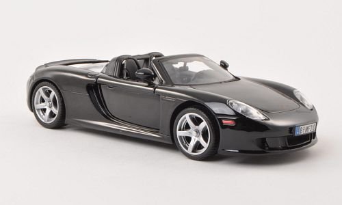 Porsche Carrera GT, schwarz , Modellauto, Fertigmodell, Motormax 1:24 von Porsche