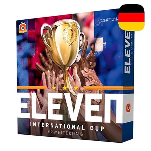 Portal Games - Eleven: International Cup | Deutsche Version | Die Erweiterung zu Eleven | Brettspiel | 1-4 Spieler | 60 bis 120 Minuten | Ab 14 Jahren | Strategisches Fußballspiel | Sportspiel Portal Games - Eleven: International Cup | Deutsche Version | Die Erweiterung zu Eleven | Brettspiel | 1-4 Spieler | 60 bis 120 Minuten | Ab 14 Jahren | Strategisches Fußballspiel | Sportspiel von Portal Games