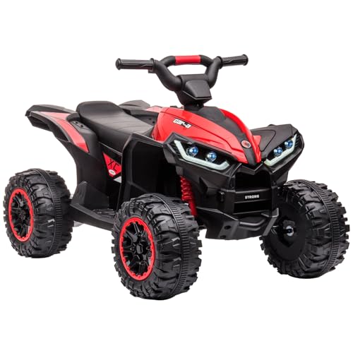 12V Kinderquad Elektroauto für Kinder Mit LED Und Musik, 2 Geschwindigkeiten, Hupe, Kinderfahrzeug Mit Fernbedienung für Kinder 3+ Jahre von PortoAlegre