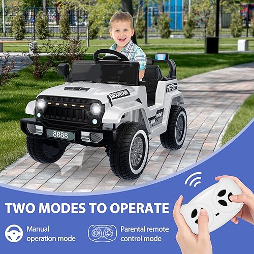 Elektroauto Kinder 6v 4,5Ah – Elektrisches Kinderfahrzeug Mit Spritzgussrädern & Stabilem PP-Sitz, Batteriebetriebenes Spielzeugauto Für Jungen & Mädchen, Sicherer Fahrspaß Drinnen & Draußen von PortoAlegre