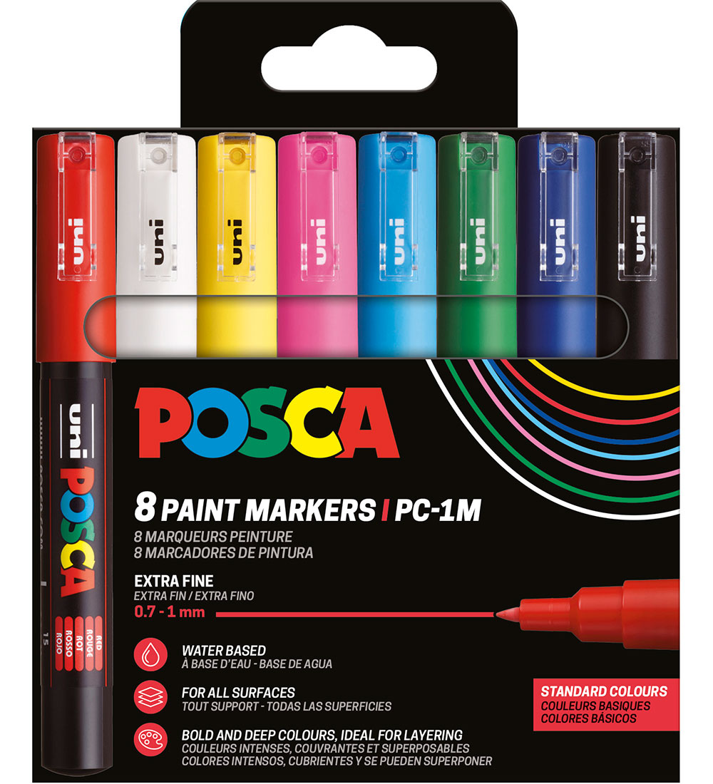Posca Filzstifte - PC-1 m - 8 st. - Mehrfarbig - Posca - One Size - Filzstifte Posca Filzstifte - PC-1 m - 8 st. - Mehrfarbig - Posca - One Size - Filzstifte von Posca