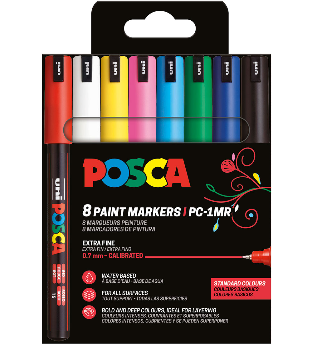 Posca Filzstifte - PC-1 m - 8 st. - Mehrfarbig - Posca - One Size - Filzstifte Posca Filzstifte - PC-1 m - 8 st. - Mehrfarbig - Posca - One Size - Filzstifte von Posca