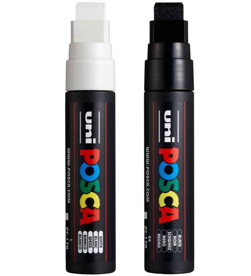 Posca Filzstifte - PC-17K - 2 st. - Schwarz/Weiß - Posca - One Size - Filzstifte Posca Filzstifte - PC-17K - 2 st. - Schwarz/Weiß - Posca - One Size - Filzstifte von Posca