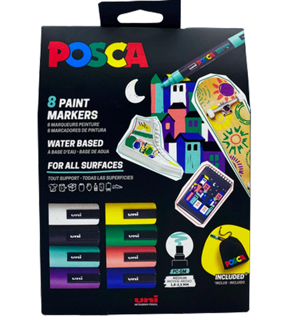 Posca Filzstifte - PC-5M - 8 st. - Mehrfarbig - Posca - One Size - Filzstifte Posca Filzstifte - PC-5M - 8 st. - Mehrfarbig - Posca - One Size - Filzstifte von Posca
