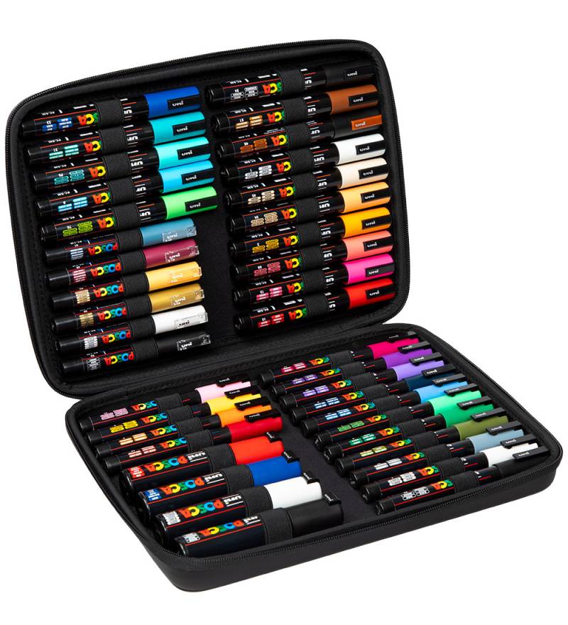 Posca Filzstifte m. Koffer - 40 st. - Mehrfarbig - Posca - One Size - Filzstifte Posca Filzstifte m. Koffer - 40 st. - Mehrfarbig - Posca - One Size - Filzstifte von Posca