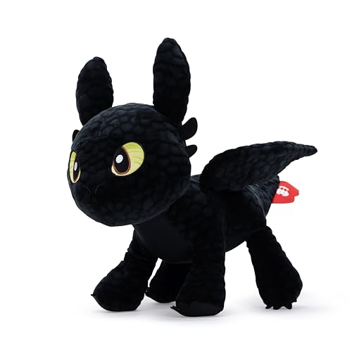 DreamWorks Drachenzähmen leicht gemacht extragroß, 43 cm, zahnloser Drache, Plüsch-Plüschtier von Posh Paws