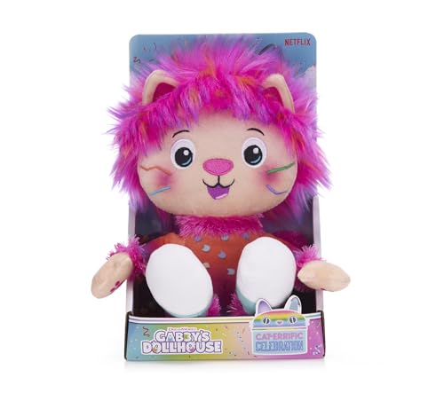 Posh Paws 50128 Gabby's Dollhouse Marty The Party Cat Plüschtier, 25 cm, Rosa Posh Paws 50128 Gabby's Dollhouse Marty The Party Cat Plüschtier, 25 cm, Rosa von Posh Paws