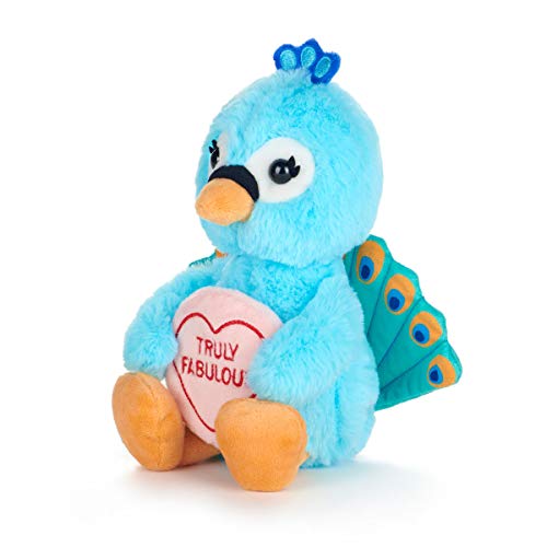 Posh Paws Swizzels Love Hearts Plüschtier, Pfau, 18 cm von Posh Paws