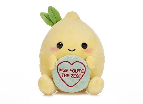 Posh Paws Swizzels Love Hearts Plüschtier Mum You're The Zest, Zitrone, 18 cm Posh Paws Swizzels Love Hearts Plüschtier Mum You're The Zest, Zitrone, 18 cm von Posh Paws