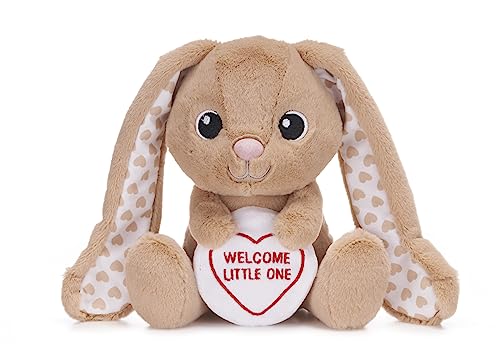 Swizzels Love Hearts "Welcome Little One" Brötchen Baby Bunny Kaninchen Plüschtier 18 cm von Posh Paws