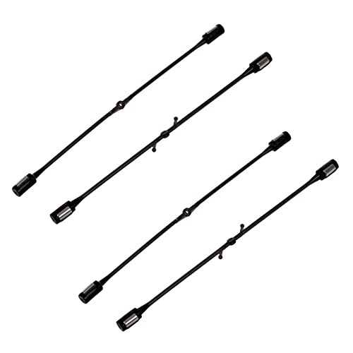 Potadak 4 Stueck Pendelstange Fuer 4CH V911 RC Hubschrauber Ersatzteile Helikopter Zubehoer V911-05 Schwarz Potadak 4 Stueck Pendelstange Fuer 4CH V911 RC Hubschrauber Ersatzteile Helikopter Zubehoer V911-05 Schwarz von Potadak