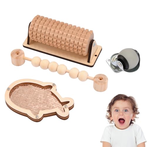 Potatomato Busy Board Zubehör & Activity Board – 4-teiliges DIY Set – Montessori DIY Materialien – Sensorikbrett Zubehör – Räder, Wende-Paillettenfisch, Holzroller, Perlen – Lernmaterialien Potatomato Busy Board Zubehör & Activity Board – 4-teiliges DIY Set – Montessori DIY Materialien – Sensorikbrett Zubehör – Räder, Wende-Paillettenfisch, Holzroller, Perlen – Lernmaterialien von Potatomato