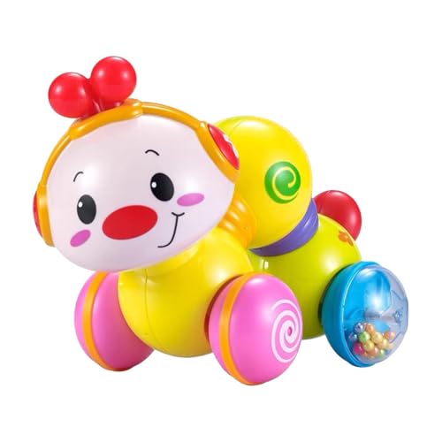 Baby Crawling Toy, lerne, Spielzeug zu kriechen - Cartoon Musical Raupe mit Licht - Leuchten Sie Bewegung und Gehensspielzeug für 6-18 Monate für den Innenbereich im Freien im Freien Baby Crawling Toy, lerne, Spielzeug zu kriechen - Cartoon Musical Raupe mit Licht - Leuchten Sie Bewegung und Gehensspielzeug für 6-18 Monate für den Innenbereich im Freien im Freien von Poupangke