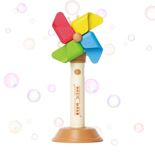 Kinder Seifenblasenmaschine | Licht- Und Musikspielzeug Für Kleinkinder - 3-Stufen Windrad-Seifenblasenautomat Für Kinder Ostern Weihnachten Garten Aktivitäten Kinder Seifenblasenmaschine | Licht- Und Musikspielzeug Für Kleinkinder - 3-Stufen Windrad-Seifenblasenautomat Für Kinder Ostern Weihnachten Garten Aktivitäten von Poupangke
