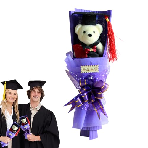 Poupangke Abschluss Bär Strauß | Abschlussmützen Bärenblumenstrauß | Erinnerungsgeschenk Zur Gratulation Für Schulabschluss, Uni & Grundschule Poupangke Abschluss Bär Strauß | Abschlussmützen Bärenblumenstrauß | Erinnerungsgeschenk Zur Gratulation Für Schulabschluss, Uni & Grundschule von Poupangke