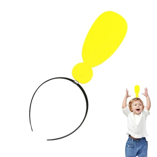 Poupangke Kostüm Kopfbedeckung, Ausrufezeichen Stirnband - Lustiges Miss Hairband - Elastische Neuheit Haarzubehör, Spielkopfstück für Fotokabinen -Requisiten Partyzubehör von Poupangke