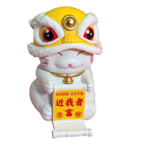 Solar-Tanzspielzeug, Autofiguren für das Armaturenbrett - Solarspielzeug für chinesische tanzende Löwen - Auto-Armaturenbrett-, lustige Desktop-Schaukel-Statuen, Wackeltänzer-Spielzeug für Solar-Tanzspielzeug, Autofiguren für das Armaturenbrett - Solarspielzeug für chinesische tanzende Löwen - Auto-Armaturenbrett-, lustige Desktop-Schaukel-Statuen, Wackeltänzer-Spielzeug für von Poupangke