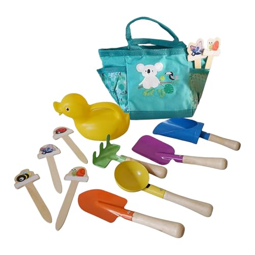 Strandspielzeug | 9-Teiliges Reise-Sandspielzeug Set | Grabset Für Pool, Garten & Urlaub Mit Spielspaß Für Und Mädchen Ab 3 Jahren von Poupangke