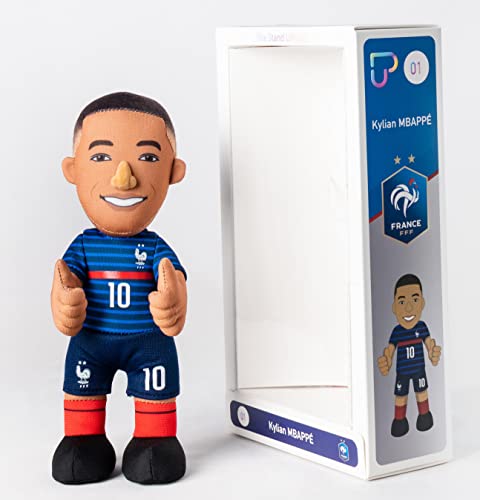 Poupluche FFF-Set – Kylian MBAPPE – offizielle Kollektion der französischen Fußballnationalmannschaft – 20 cm Blau von Poupluche