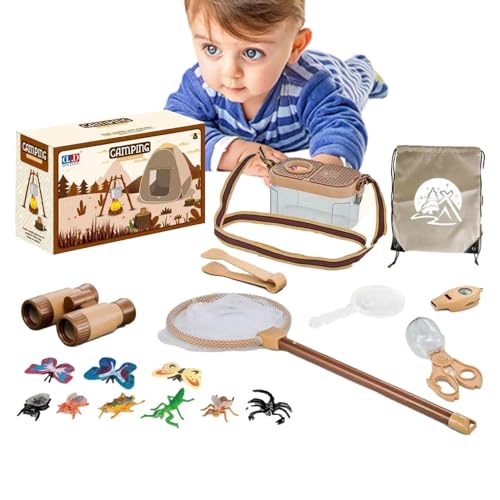 Camping-Simulationsspielzeug, Camping-Spielzeug-Set für draußen, sicheres und gesundes Lernspielzeug für den Tag, Ostern, von Povanjer