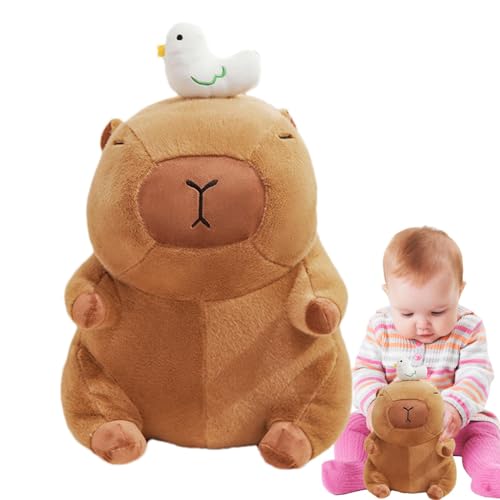 Capybara-Plüschtier, Capybara-Plüschtier, weiches Tier, niedliche Capybara-Plüschtiere, weiches Capybara-Plüschkissen, 33,8 cm für Mädchen und Jungen, Dekoration für Capybara-Plüschtier, Capybara-Plüschtier, weiches Tier, niedliche Capybara-Plüschtiere, weiches Capybara-Plüschkissen, 33,8 cm für Mädchen und Jungen, Dekoration für von Povanjer