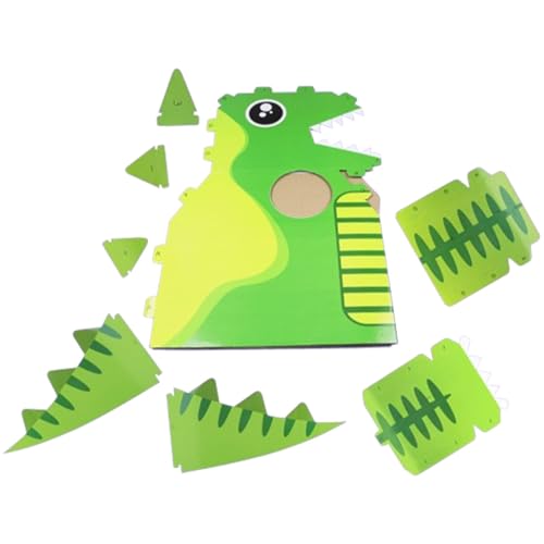 Dinosaurierspielzeug zum Zusammenbauen aus Karton, Dinosaurierkleid aus Karton, Zusammenbau eines Dinosaurierkleidspielzeugs, sicheres und ungefährliches Montage-Spielzeug für das Spiel Dinosaurierspielzeug zum Zusammenbauen aus Karton, Dinosaurierkleid aus Karton, Zusammenbau eines Dinosaurierkleidspielzeugs, sicheres und ungefährliches Montage-Spielzeug für das Spiel von Povanjer