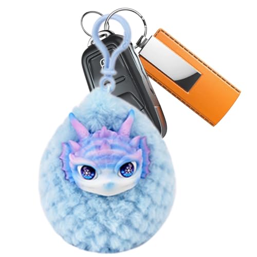 Drache Plüschtier Drache Plüschtiere Plüschtiere Plüschtier Stofftier Weiches Plüschtier | Weiches Plüschspielzeug für Handtasche, Handtasche, Handy, Rucksack von Povanjer