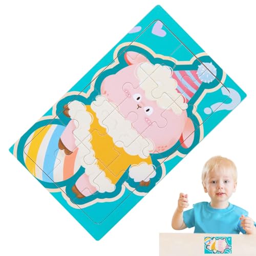 Holzpuzzle für Kleinkinder, Tierpuzzle aus Holz | 12-teiliges Lernpuzzle aus Holz mit Tieren | Vorschul-Lernaktivitäten zur Förderung der Fantasie im Raum Holzpuzzle für Kleinkinder, Tierpuzzle aus Holz | 12-teiliges Lernpuzzle aus Holz mit Tieren | Vorschul-Lernaktivitäten zur Förderung der Fantasie im Raum von Povanjer