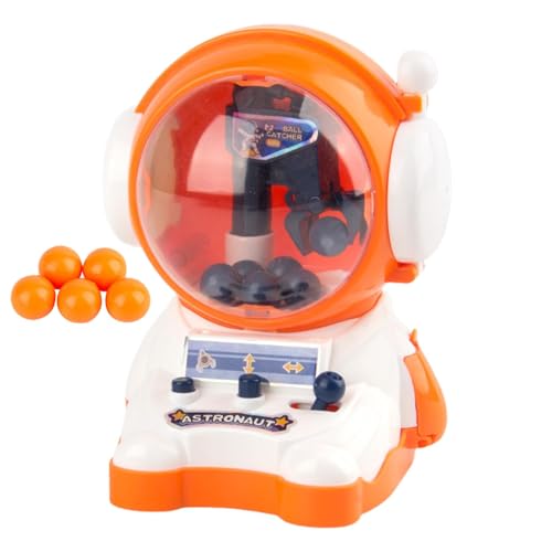 Krallenmaschine für Spielzeug, Krallenmaschine für – kompakte Spielmaschine, niedliches Astronauten-Design für Mädchen | Arcade-Spielmaschine für Jungen und Mädchen von Povanjer