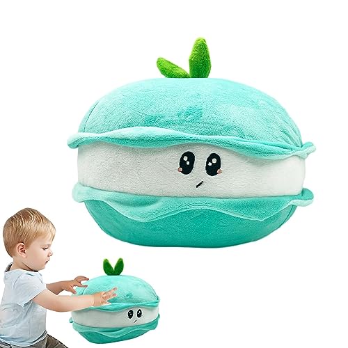 Macaron Kissen aus Plüsch | Plüschtier Macaron aus Plüsch | niedliches Plüschtier aus weichem Plüsch, Macaron aus Plüsch für die Schlafzimmer von Povanjer